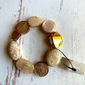 Chicos Beaded Stretch Bracelet New With Tags